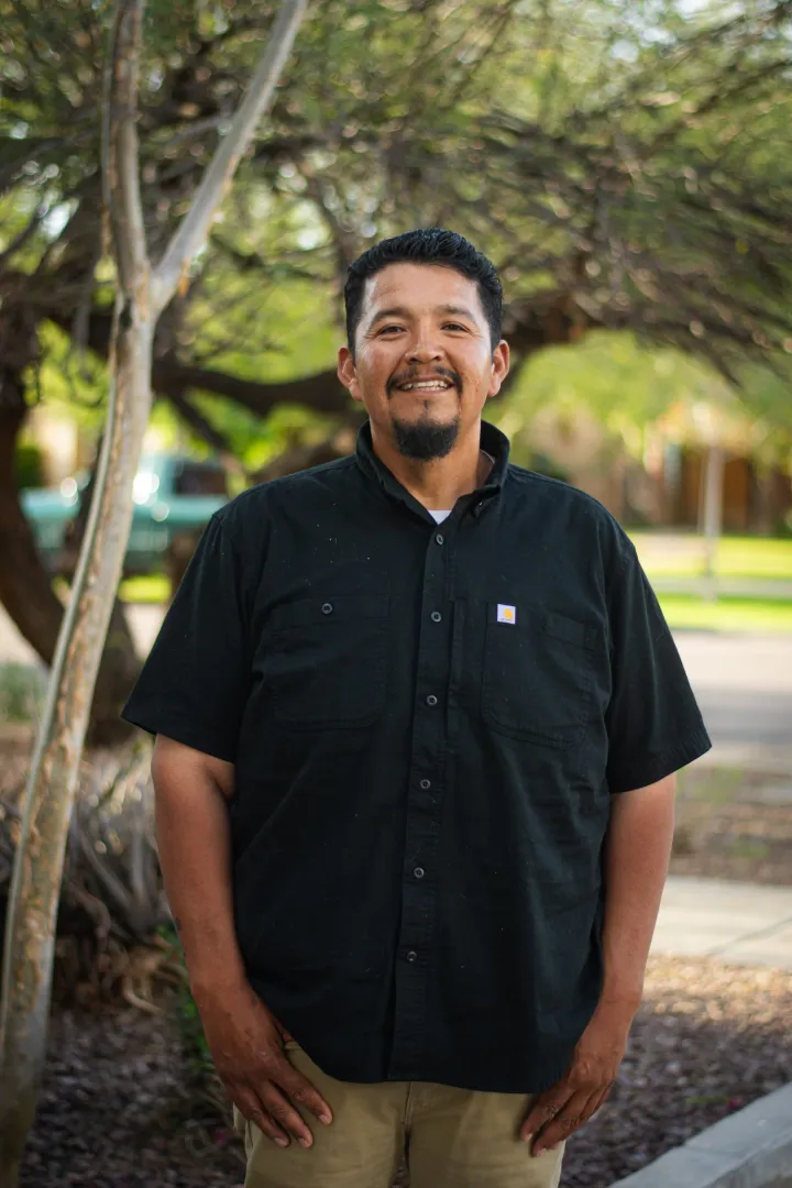 Portrait of Andres, founder of Risen Excavation